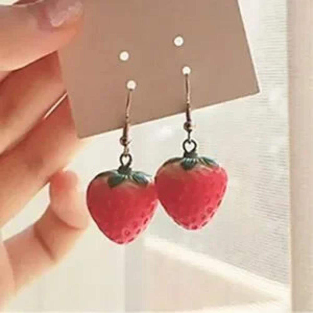 Strawberry?Dangle Earrings